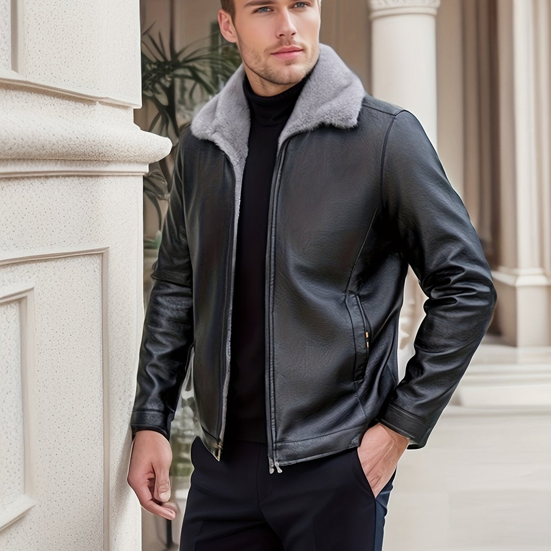 Drune | Fleecejacke mit PU-Beschichtung