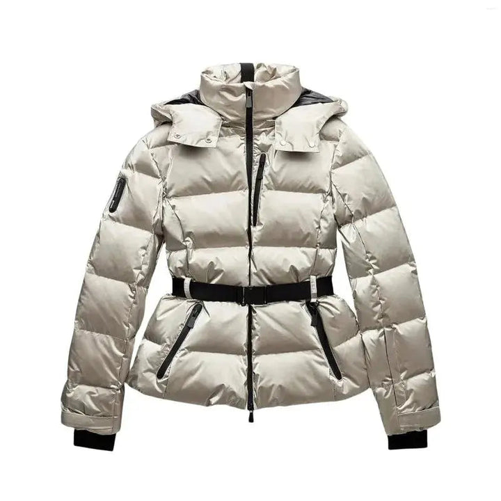 Drune | Steppjacke Damen mit Taillengürtel