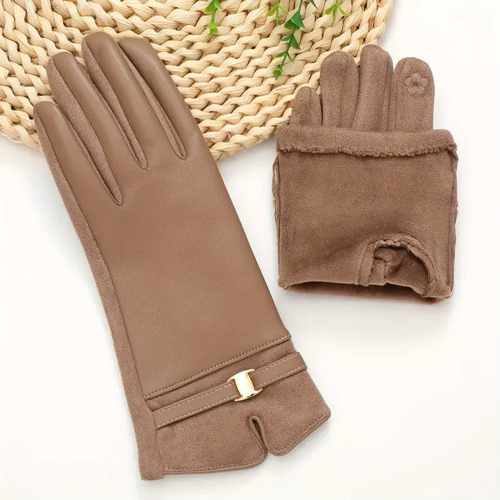 Drune | Wasserdichte Lederhandschuhe für Winter