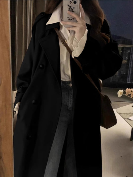Drune | Wasserdichter Trenchcoat mit Reverskragen