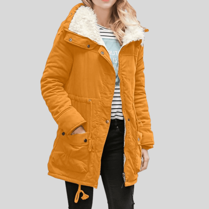 Drune | Wasserabweisende Kapuzenparka Jacke mit Plüschigem Futter