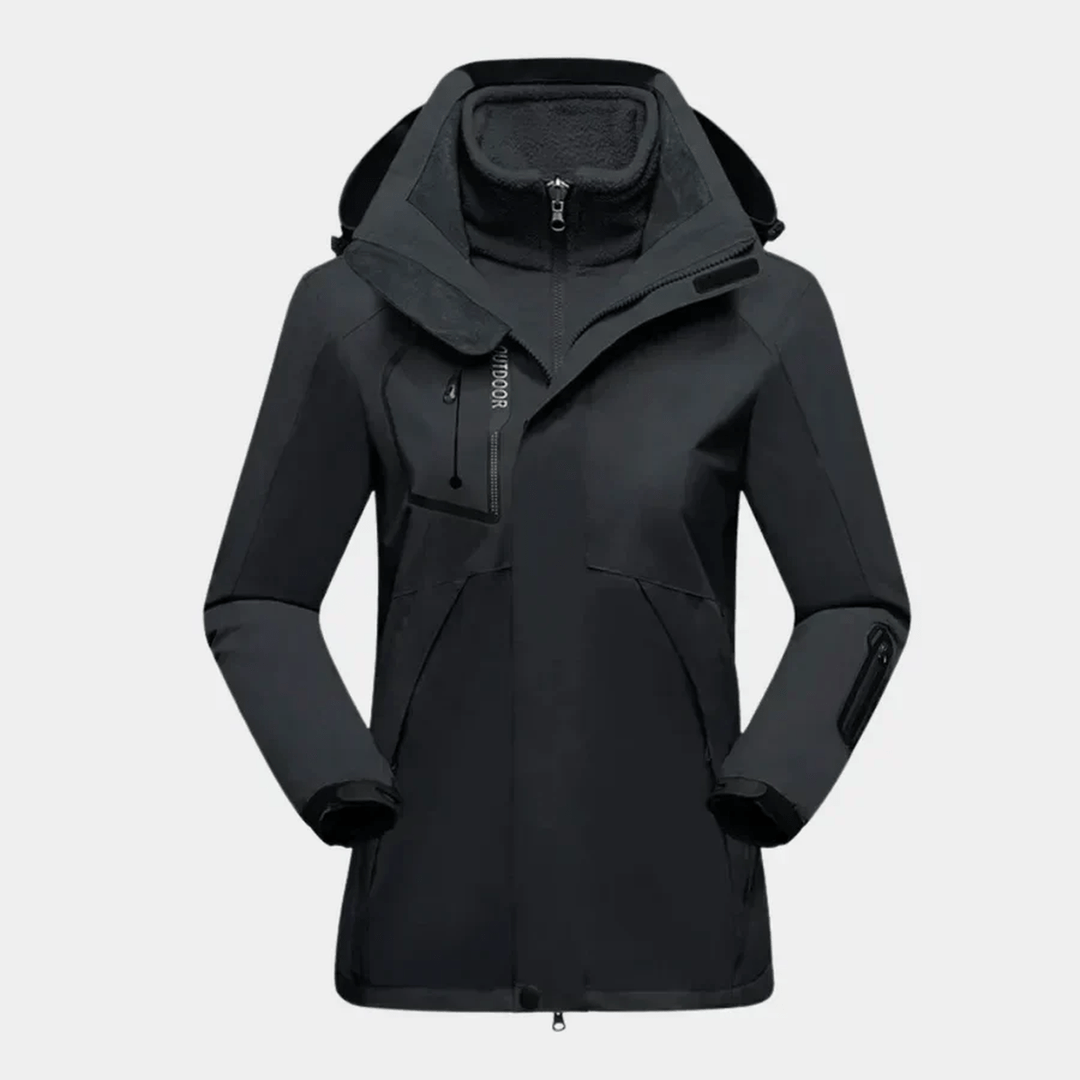Drune | Wasserdichte 2 in 1 Damen Outdoor Jacke