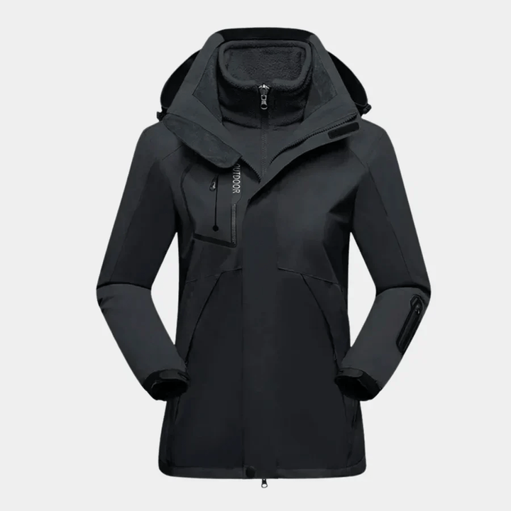 Drune | Wasserdichte 2 in 1 Damen Outdoor Jacke