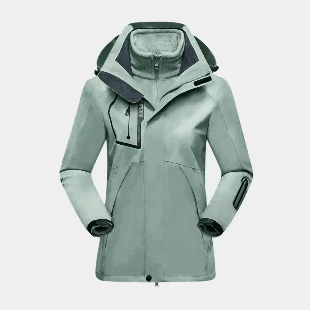 Drune | Wasserdichte 2 in 1 Damen Outdoor Jacke
