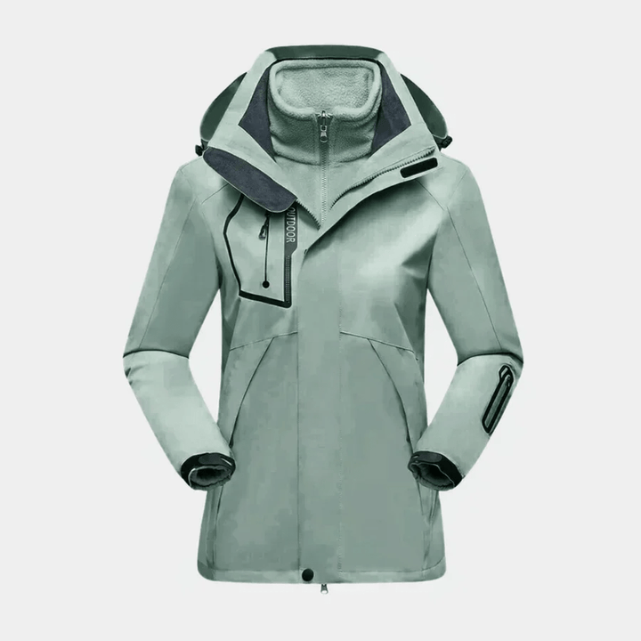 Drune | Wasserdichte 2 in 1 Damen Outdoor Jacke