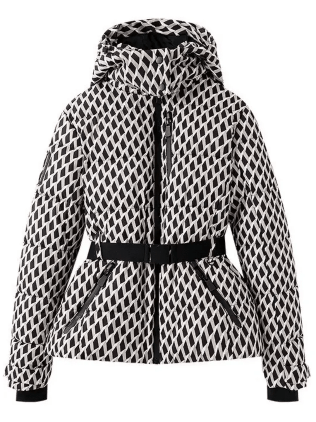Drune | Wasserdichte Isolierte Puffer Ski Jacke mit Gürtel