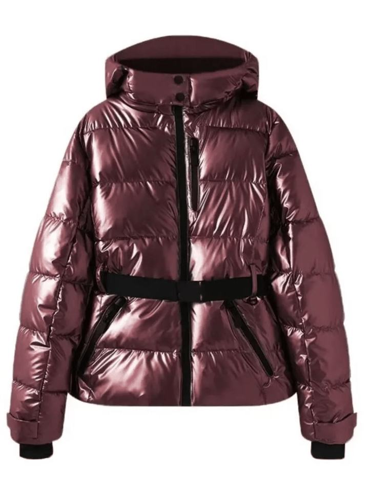 Drune | Wasserdichte Isolierte Puffer Ski Jacke mit Gürtel