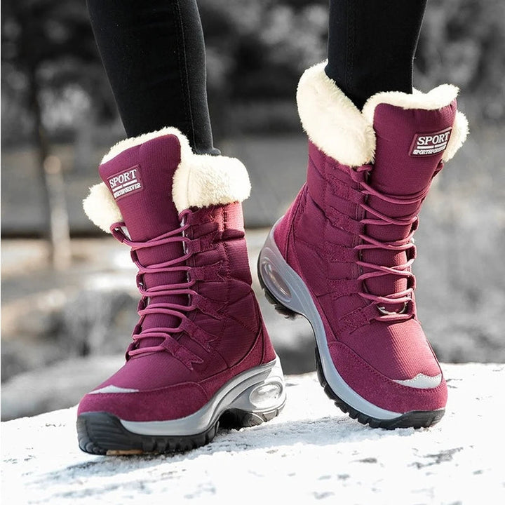 Drune | Wasserdichte Knöchelhohe Schneestiefel für Frauen – Gemütlich & Stilvoll