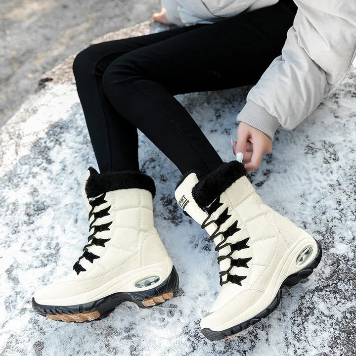 Drune | Wasserdichte Knöchelhohe Schneestiefel für Frauen – Gemütlich & Stilvoll
