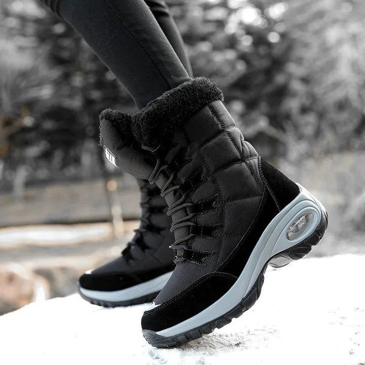 Drune | Wasserdichte Knöchelhohe Schneestiefel für Frauen – Gemütlich & Stilvoll