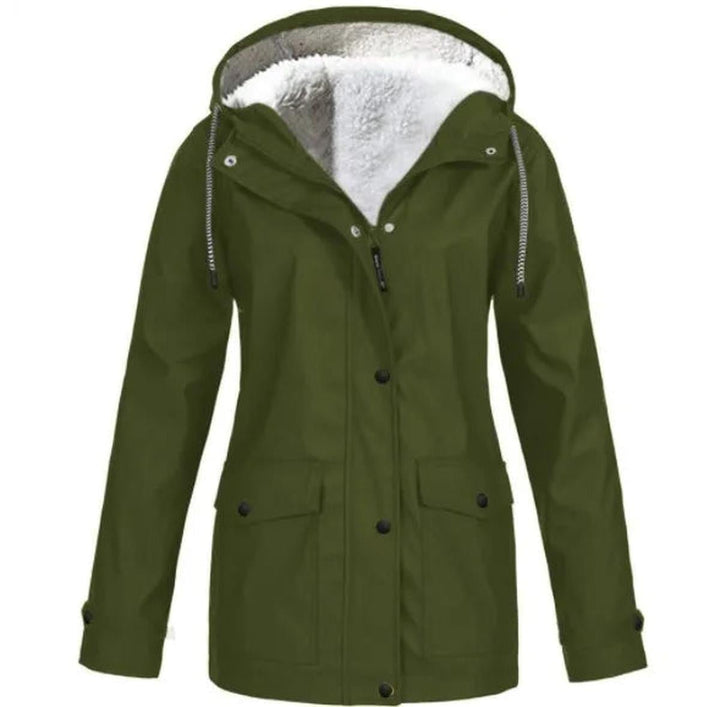 Drune | Wasserdichte Winddichte Fleecegefütterte Outdoor Jacke mit Kapuze