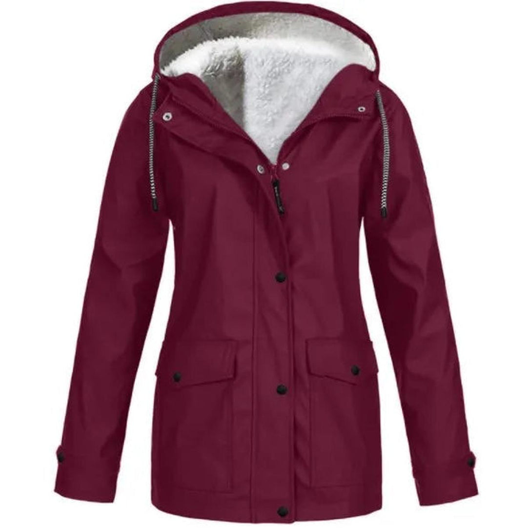 Drune | Wasserdichte Winddichte Fleecegefütterte Outdoor Jacke mit Kapuze