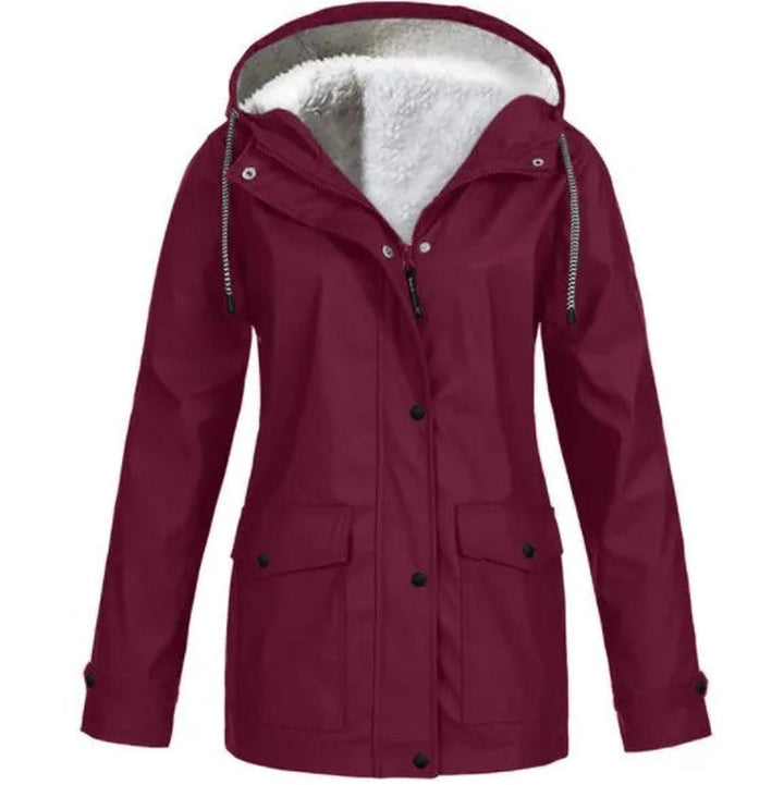 Drune | Wasserdichte Winddichte Fleecegefütterte Outdoor Jacke mit Kapuze