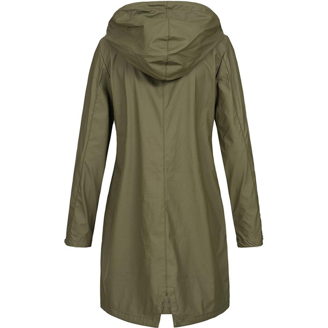 Drune | Wasserdichte Damen Kapuzenregenjacke