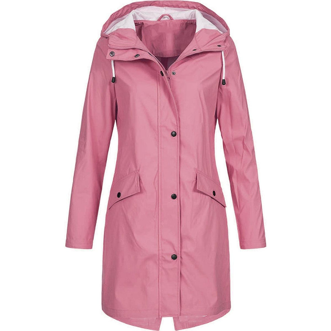 Drune | Wasserdichte Damen Kapuzenregenjacke