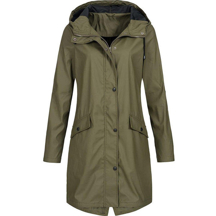 Drune | Wasserdichte Damen Kapuzenregenjacke
