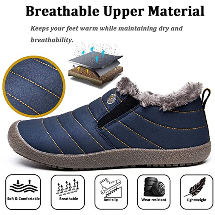 Drune | Wasserdichte Knöchelstiefel für Unisex – Warm & Bequem für Winterabenteuer