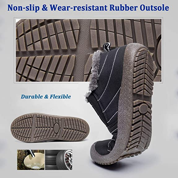 Drune | Wasserdichte Knöchelstiefel für Unisex – Warm & Bequem für Winterabenteuer