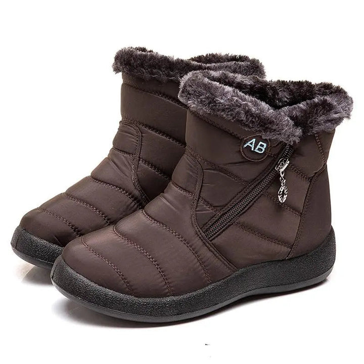 Drune | Wasserdichte Knöchel-Schneestiefel für Frauen – Warm & Gemütlicher Komfort