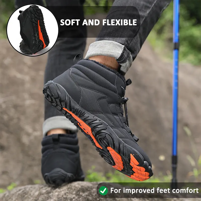 Drune | Wasserdichte Wanderschuhe für Unisex – Dicke & Warme Bequemlichkeit
