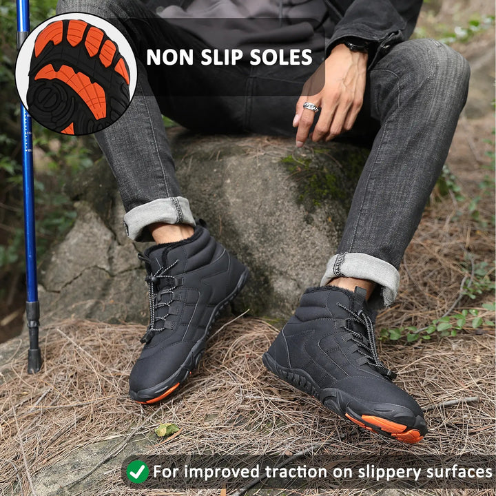 Drune | Wasserdichte Wanderschuhe für Unisex – Dicke & Warme Bequemlichkeit