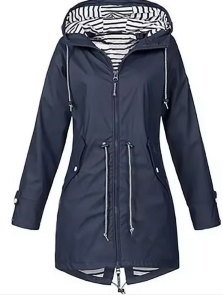 Drune | Wasserfeste Jacke für Damen - Mit Kapuze, Femininer Schnitt