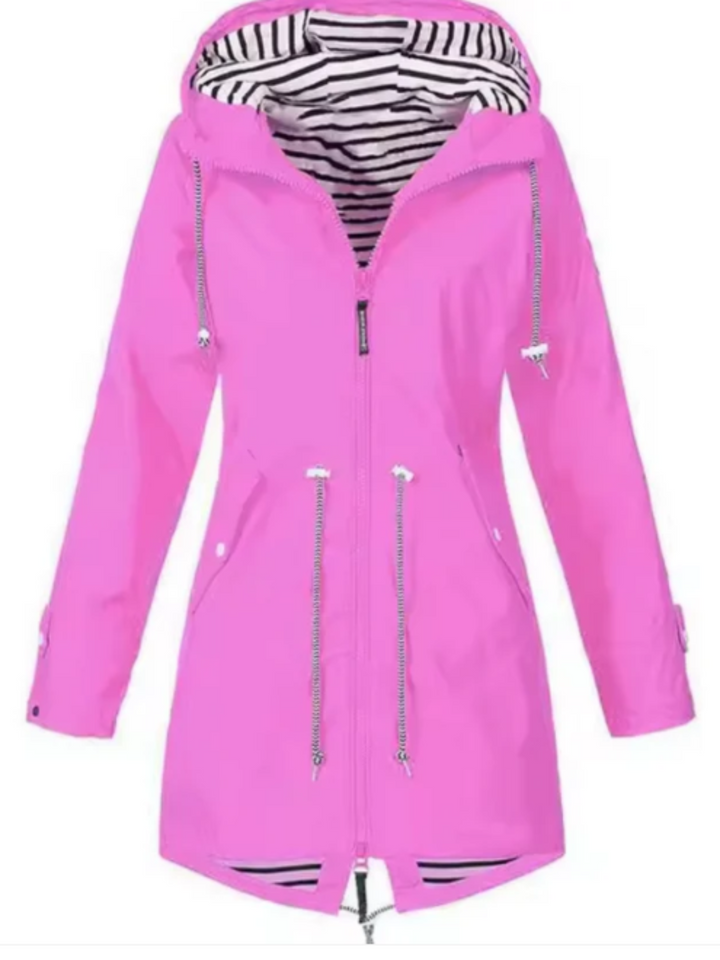 Drune | Wasserfeste Jacke für Damen - Mit Kapuze, Femininer Schnitt