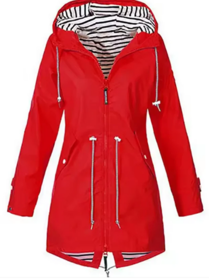 Drune | Wasserfeste Jacke für Damen - Mit Kapuze, Femininer Schnitt