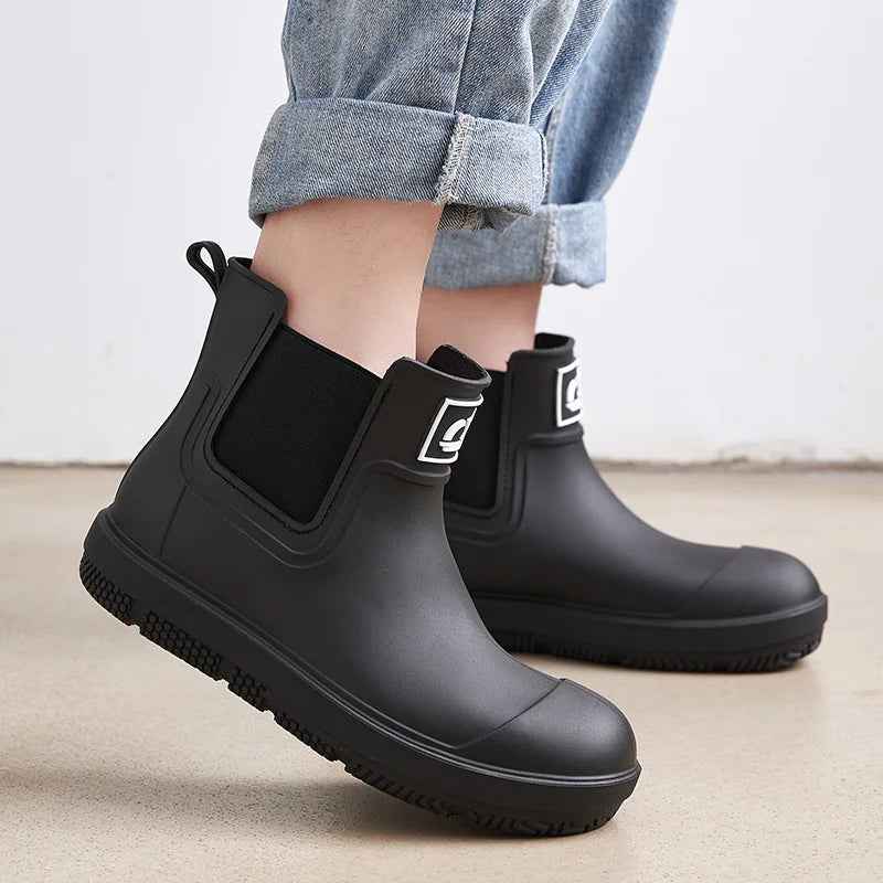 Drune | Regenstiefel Damen - Langlebiges Gummi Mittelzylinder-Design