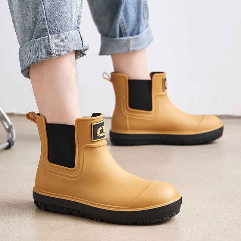 Drune | Regenstiefel Damen - Langlebiges Gummi Mittelzylinder-Design