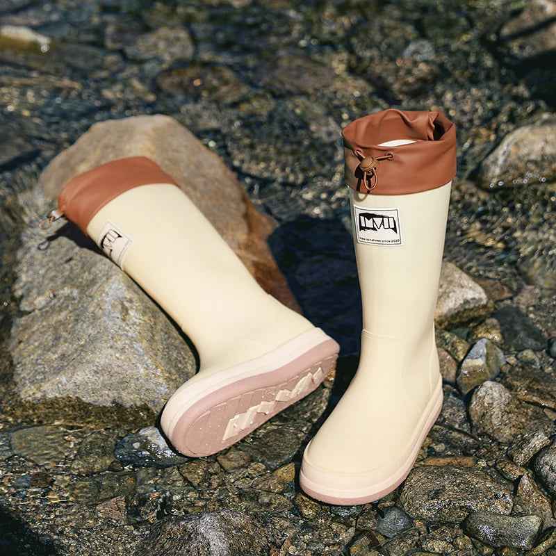 Drune | Regenstiefel Damen - Leichtgewichtige rutschfeste Gummiausführung
