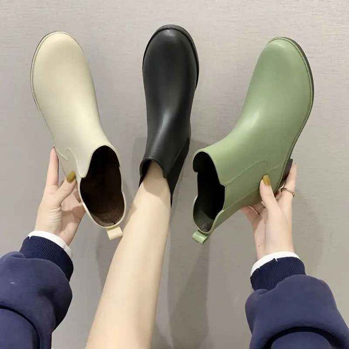 Drune | Slip-On Regenstiefel - Bequeme gepolsterte Design für Frauen