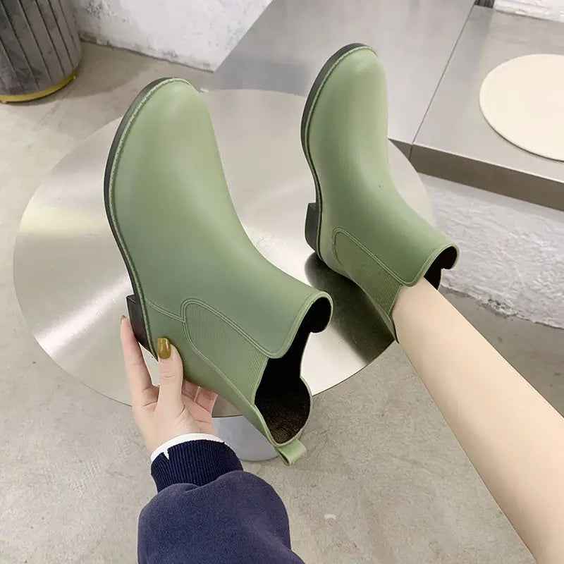 Drune | Slip-On Regenstiefel - Bequeme gepolsterte Design für Frauen