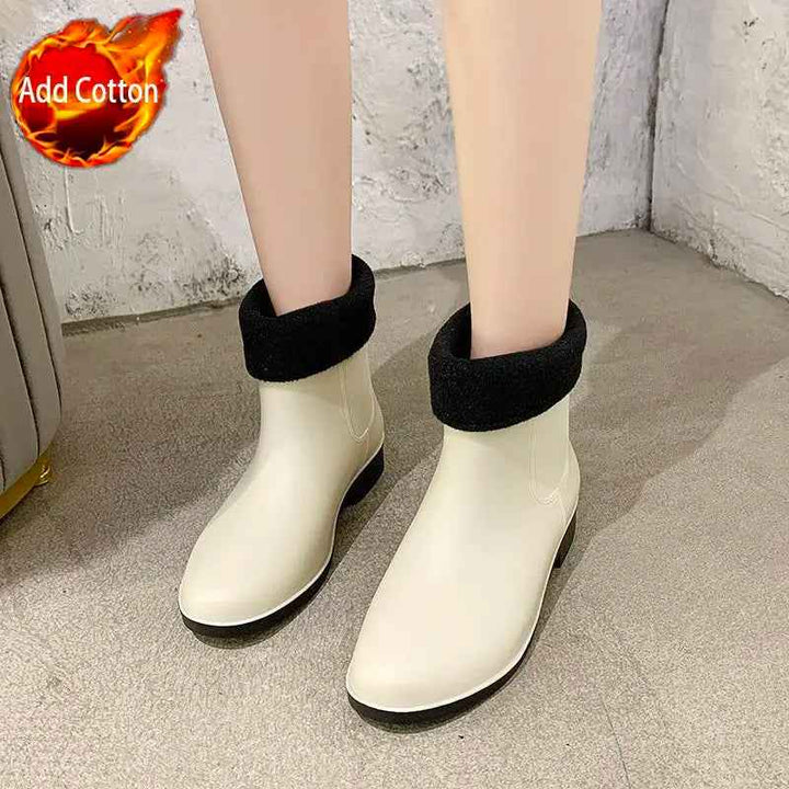Drune | Slip-On Regenstiefel - Bequeme gepolsterte Design für Frauen
