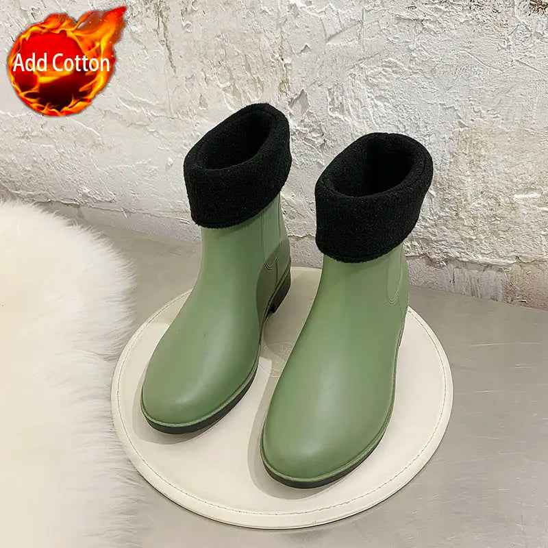 Drune | Slip-On Regenstiefel - Bequeme gepolsterte Design für Frauen