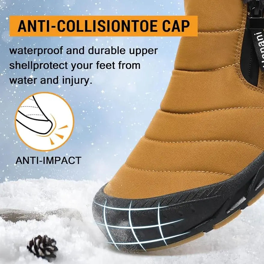 Drune | Wasserdichte Schneestiefel für Frauen – Bequem & Warm mit Fellfutter