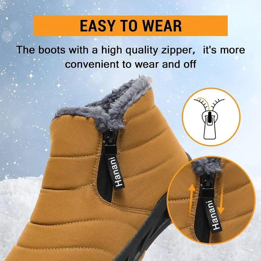 Drune | Wasserdichte Schneestiefel für Frauen – Bequem & Warm mit Fellfutter