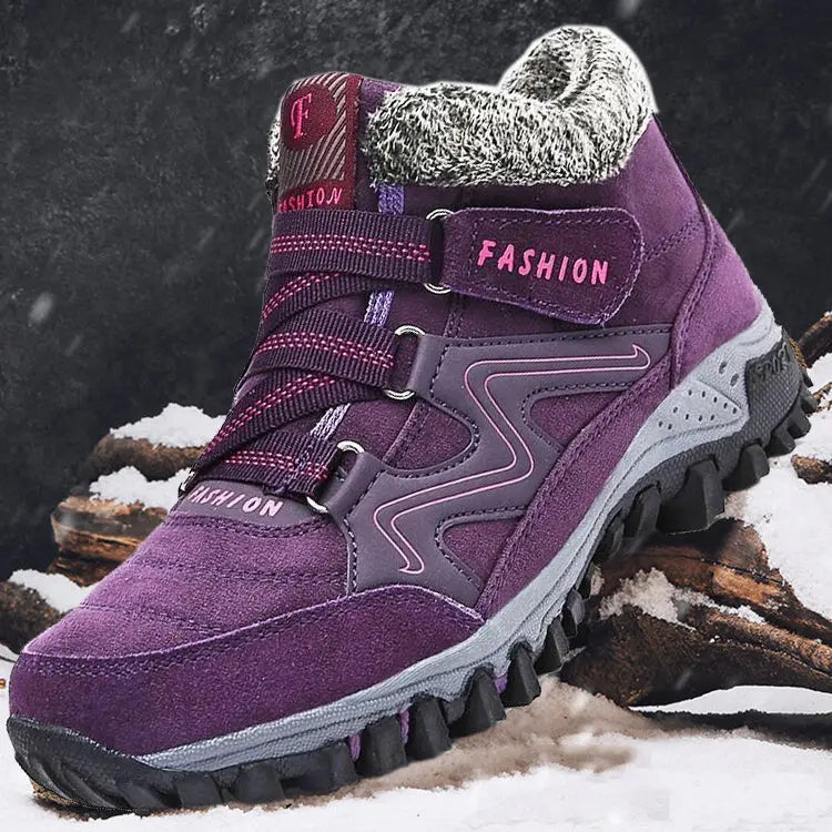 Drune | Wasserdichtes Wildleder Schwarz Stiefeletten für Frauen – Gemütliches & Stilvolles Winter Fußbekleidung