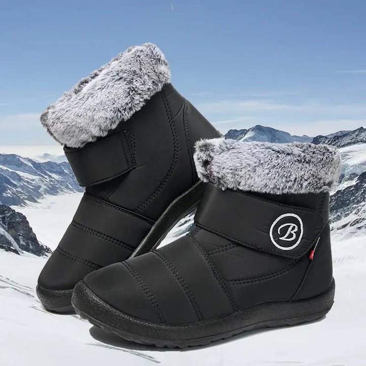 Drune | Wasserdichte Winterstiefel für Frauen – Gemütliches & Komfortables Slip-On-Design