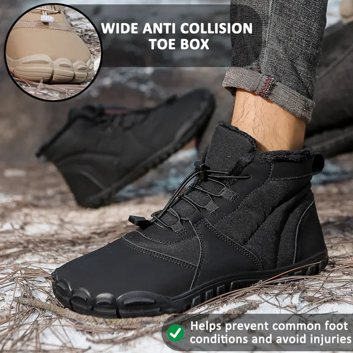 Drune | Wasserdichte Winterstiefel für Frauen – Warm & Bequem Barfußdesign