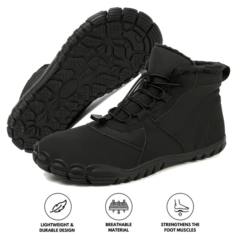 Drune | Wasserdichte Winterstiefel für Frauen – Warm & Bequem Barfußdesign