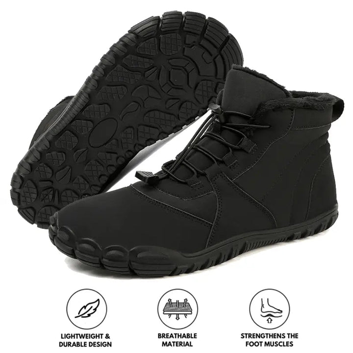 Drune | Wasserdichte Winterstiefel für Frauen – Warm & Bequem Barfußdesign