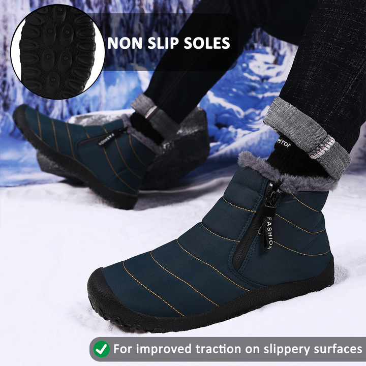 Drune | Wasserdichte Winter-Wanderschuhe für Unisex – Bequemes und rutschfestes Design