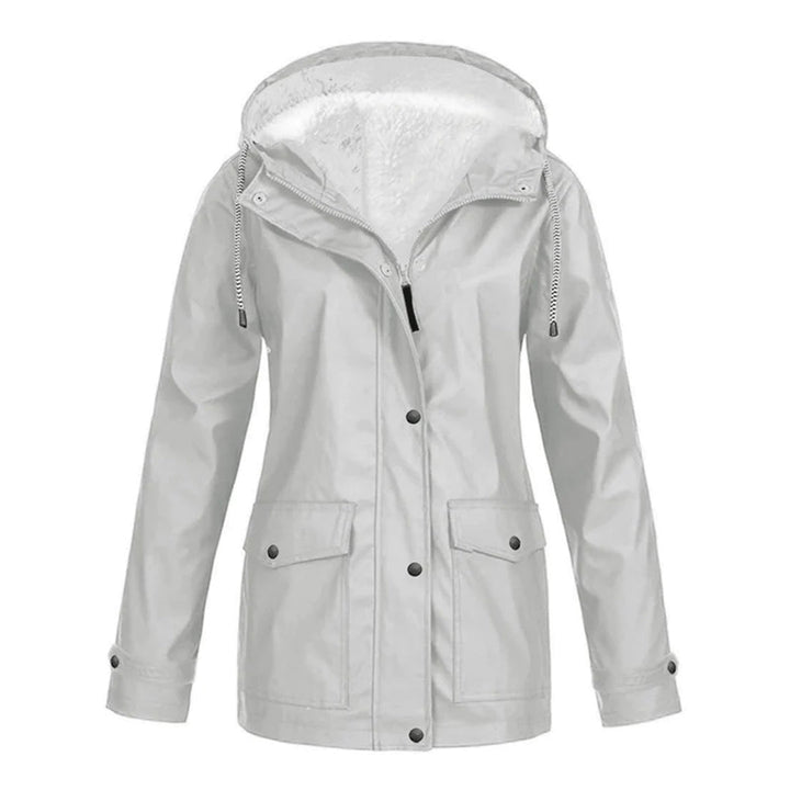 Drune | Wasserdichte Regenjacke für Damen - Mittellang