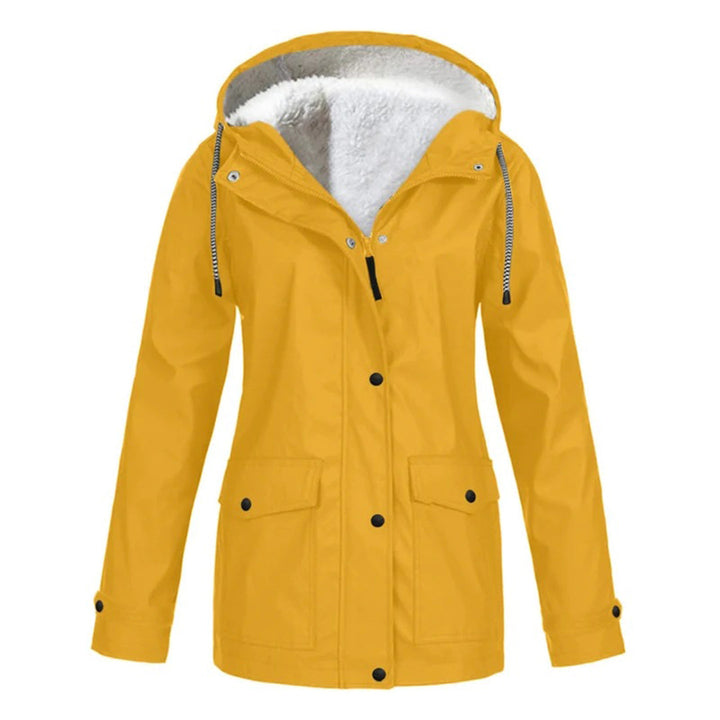Drune | Wasserdichte Regenjacke für Damen - Mittellang
