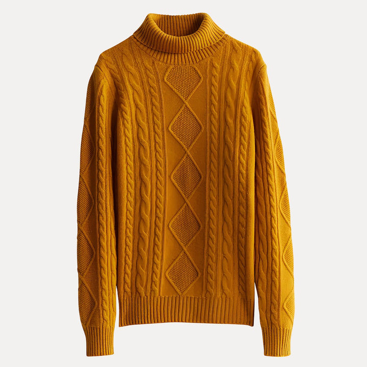 Drune | Weicher Strickpullover mit Stehkragen