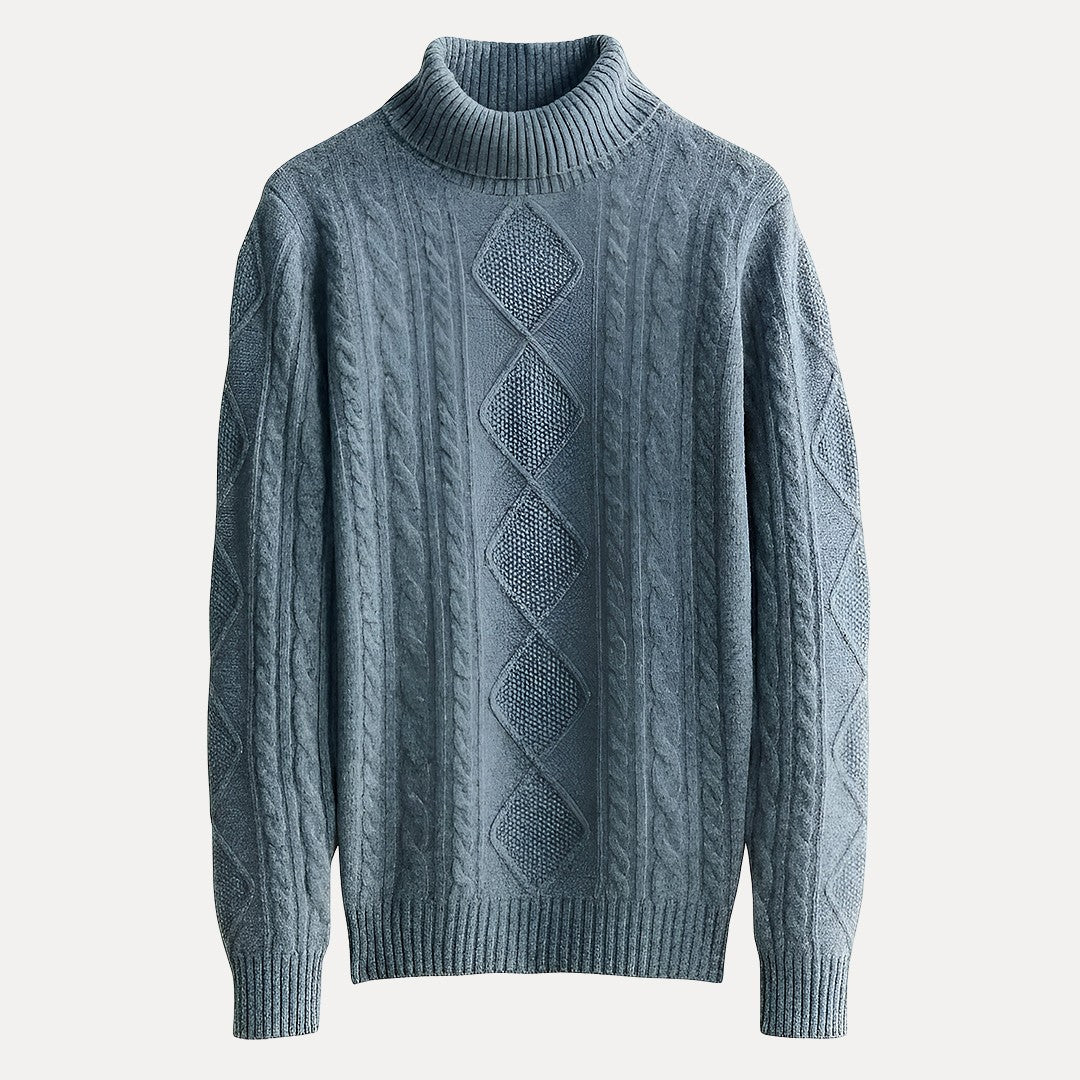 Drune | Weicher Strickpullover mit Stehkragen