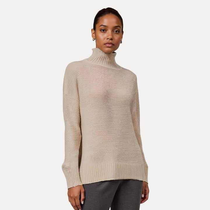 Drune | Weicher Wollpullover mit Stehkragen