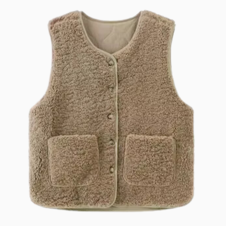 Drune | Wendeweste mit Knöpfen aus Fleece