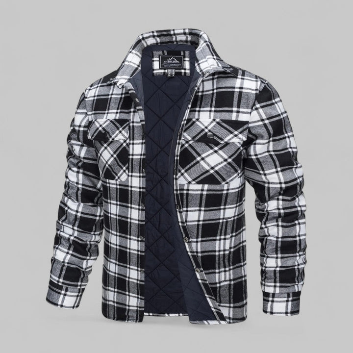Drune | Bequeme karierte Flanellhemdjacke